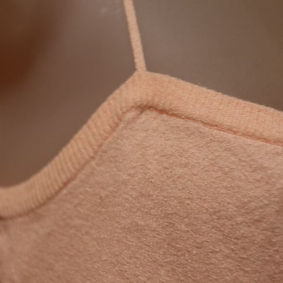 Trina Turk Y2K Pastel Pink Ribbed Camisole Tank Top | Minimalist Large Feminine - Picture 5 of 9